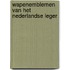 Wapenemblemen van het nederlandse leger