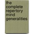 The complete repertory mind generalities