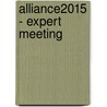 Alliance2015 - expert meeting by M. Van Reisen