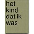 Het kind dat ik was