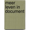 Meer leven in document door Onbekend