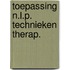 Toepassing n.l.p. technieken therap.