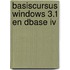 Basiscursus windows 3.1 en dbase iv