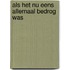 Als het nu eens allemaal bedrog was