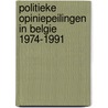 Politieke opiniepeilingen in belgie 1974-1991 door Onbekend
