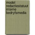 Model redactiestatuut interne bedryfsmedia