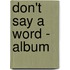 Don't say a word - album