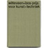 Witteveen+Bos-prijs voor Kunst+Techniek