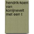 Hendrik-Koen van Konijnevelt met een t