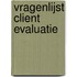 Vragenlijst client evaluatie