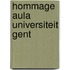 Hommage aula Universiteit Gent