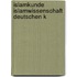 Islamkunde islamwissenschaft deutschen k