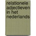 Relationele adjectieven in het Nederlands