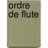 Ordre de Flute