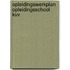 Opleidingswerkplan opleidingsschool kvv