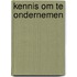 Kennis om te ondernemen