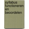 Syllabus functioneren en beoordelen door L.J.C.M. Govaert