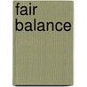 Fair balance door J.A. Fischer