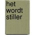 Het wordt stiller