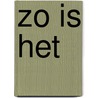 Zo is het door G. Beullens