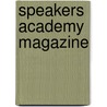 Speakers Academy magazine door A.F.T. de Booij