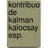 Kontribuo de kalman kalocsay esp.