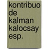 Kontribuo de kalman kalocsay esp. door Haupenthal