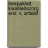Leerpakket kwaliteitszorg enz. v. arbeid
