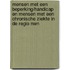 Mensen met een beperking/handicap en mensen met een chronische ziekte in de regio NWN