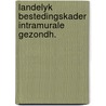 Landelyk bestedingskader intramurale gezondh. door Onbekend