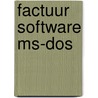 Factuur software ms-dos by Maes