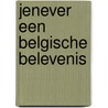 Jenever een belgische belevenis door Ronald Ferket