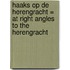 Haaks op de Herengracht = At right angles to the Herengracht