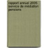 Rapport annuel 2005 service de médiation pensions