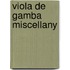 Viola de gamba miscellany