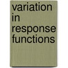 Variation in response functions door Saris