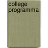 College programma by Unknown