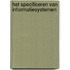 Het specificeren van informatiesystemen