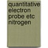 Quantitative electron probe etc nitrogen