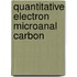 Quantitative electron microanal carbon