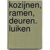 Kozijnen, ramen, deuren. luiken by M. van Hemert