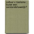 Cultuur X toerisme : louter een verstandshuwelijk?