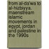 From al-da'wa to al-hizbiyya. Maenstream islamic movements in Egypt, Jordan and Palestine in the 1990s