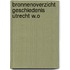 Bronnenoverzicht geschiedenis utrecht w.o