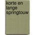 Korte en lange springtouw