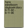 Hans Eijkelboom dagboek/diary 8-11-92 - 8-11-96 by H. Eijkelboom