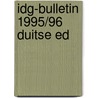 IDG-bulletin 1995/96 Duitse ed by H. Meijer