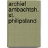 Archief ambachtsh. st. philipsland