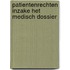 Patientenrechten inzake het medisch dossier