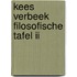 Kees verbeek filosofische tafel ii